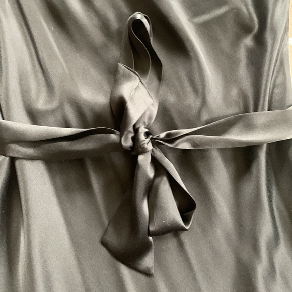 Banana Republic, Off the Shoulder Black Satin Dress: Unworn brand new - Picture 2 of 3